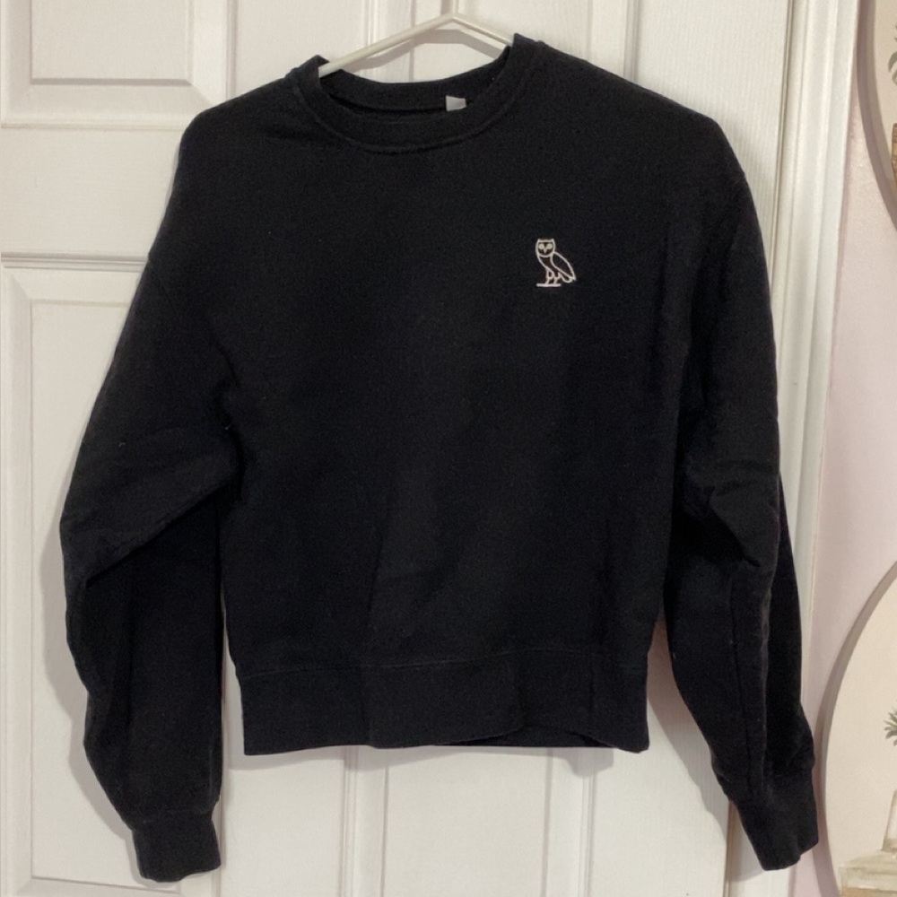 OVO Black Sweatshirt with White Logo